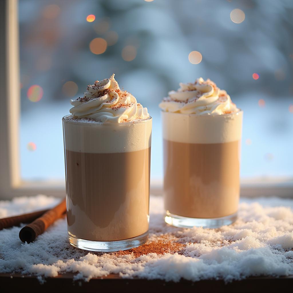 A variety of toppings for the latte, including whipped cream, cinnamon, and pumpkin pie spice v2.